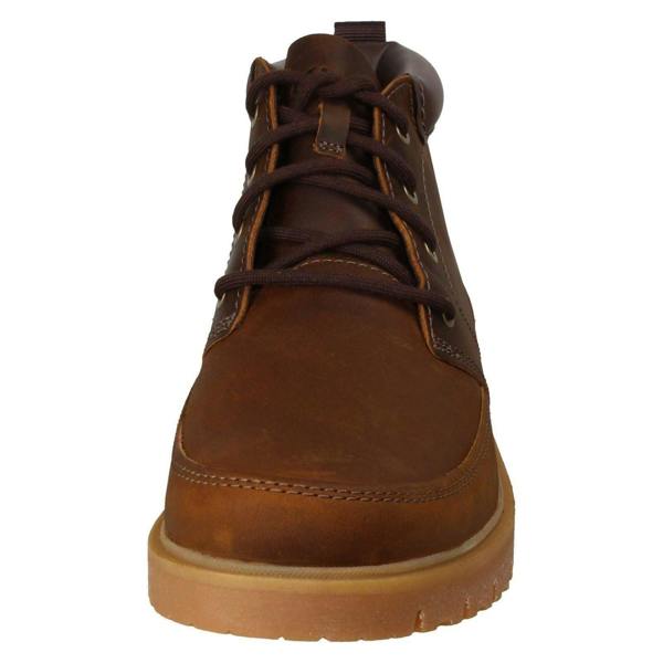 Clarks Mens Clarks Leather Lace Up Ankle Boots Rossdale Mid