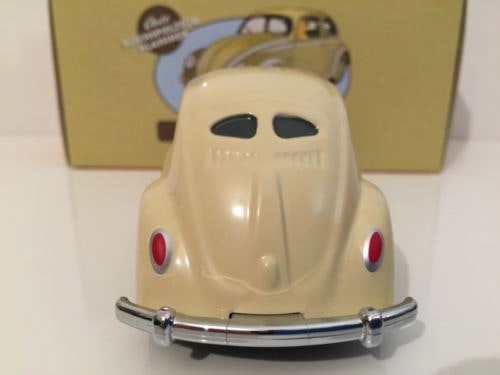 vw kafer ha31 tin plate cream with key 1:43 scale new