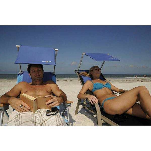 sunbed shade attachment