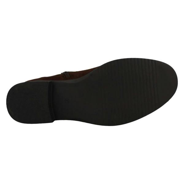 Spot On Ladies Spot On Low Heel Ankle Boots F51032