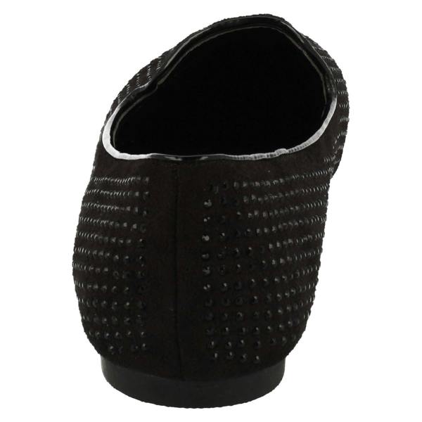 Spot On Ladies Spot On Gem Detailing Casual Shoes