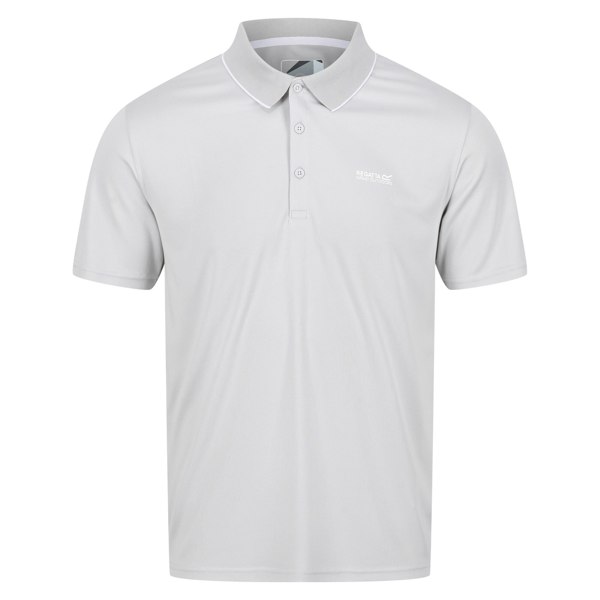 Regatta Mens Maverick V Active Polo Shirt - Silver Grey