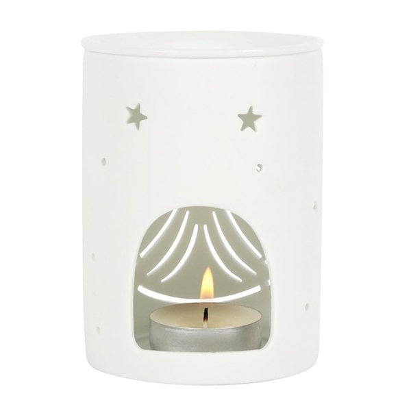 Serano White Angel Cut Out Oil Burner