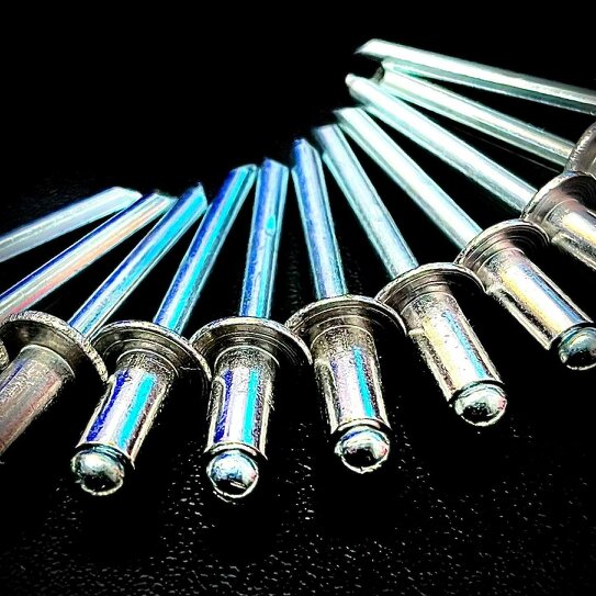Fixaball 6.4mm Pop Blind Rivets Domed Aluminium/ Steel ISO 15983A