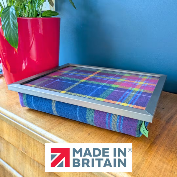 Made in the Mill Luxury Shiba Tweed Lap Tray With Bean Bag
