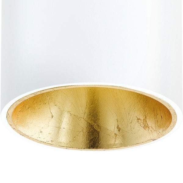 EGLO Polasso Modern Cylindrical White Ceiling Light WBS