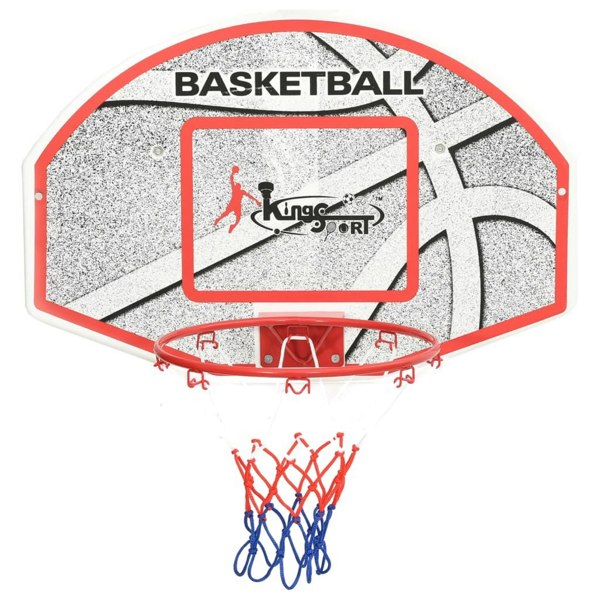 Berkfield Five Piece Wall Mounted Basketball Backboard Set 66x44.5 cm