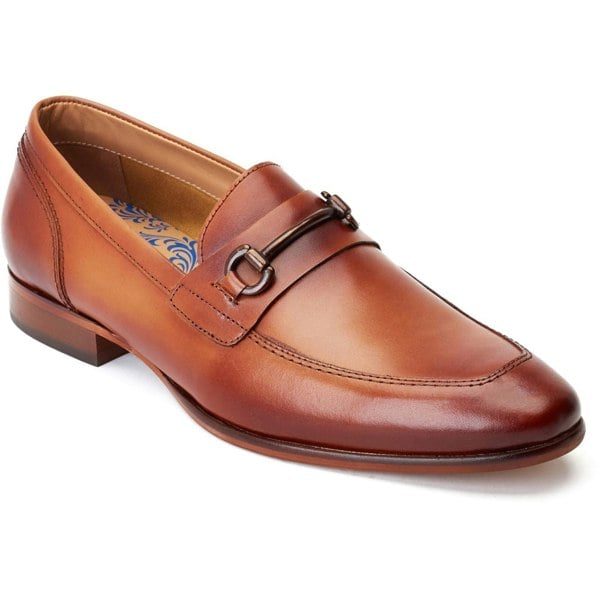 Base London Russo Leather Men's Burnt Tan Loafers