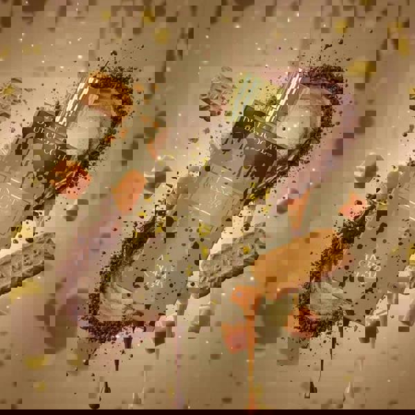 Anfar 1950 Biscotti Truffle Dubai Chocolate Extrait 80ML bottle with chocolate splash