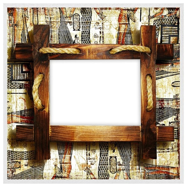 Benjamin Tate Design Rustic egyptian wooden frame (picture Frame)