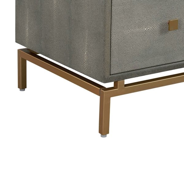 Furniture Edit Pesce Shagreen 6 Drawer Dresser Sideboard