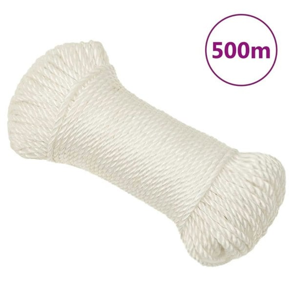 Berkfield Work Rope White 3 mm 500 m Polypropylene