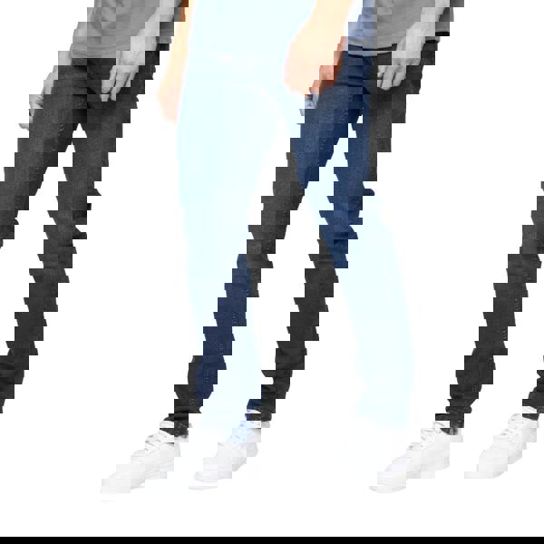 Crosshatch Mens Malcom Slim Jeans - Dark Blue - 