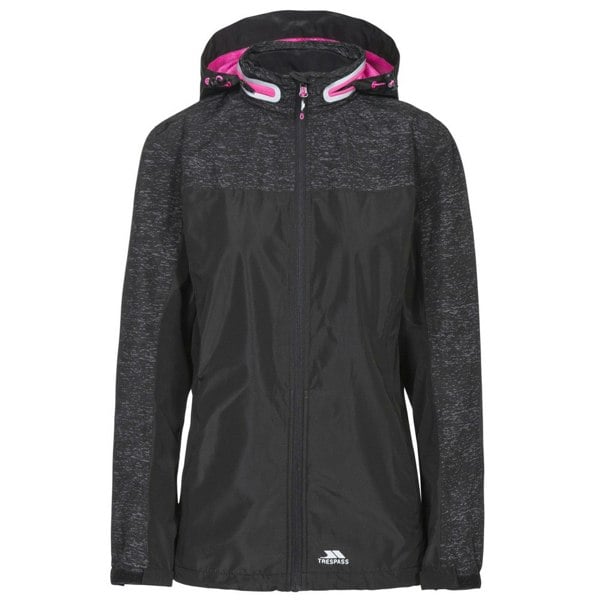 Trespass Womens Attraction Jacket - Reflective Print Black