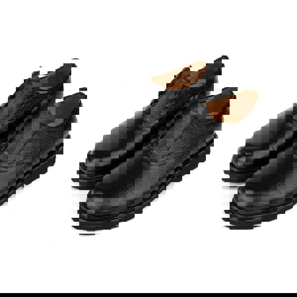 Embassy London Dunlee - Black - Men's leather slip-on loafer