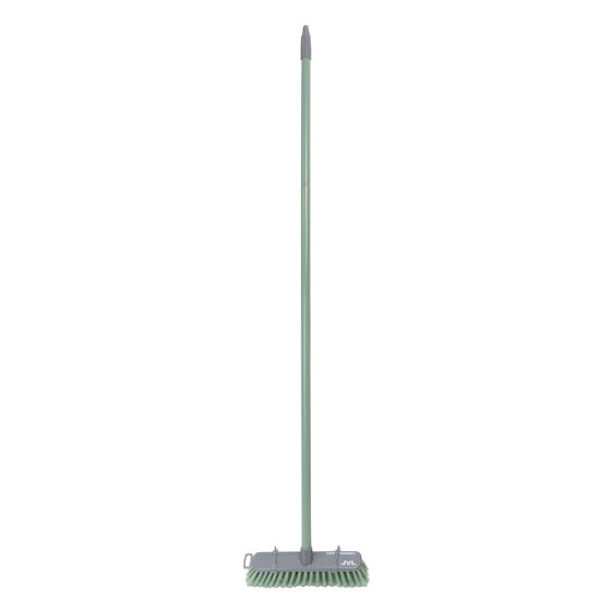 JVL Angled Sweeping Brush With Soft Bristles - Green