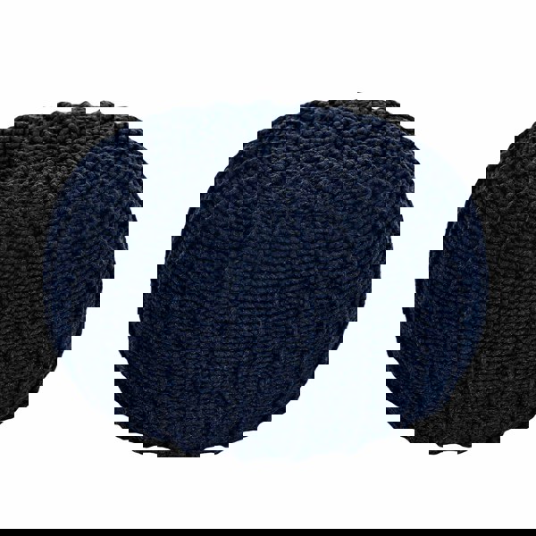 Zuri House Knitted pouffe, Small | NAVY BLUE
