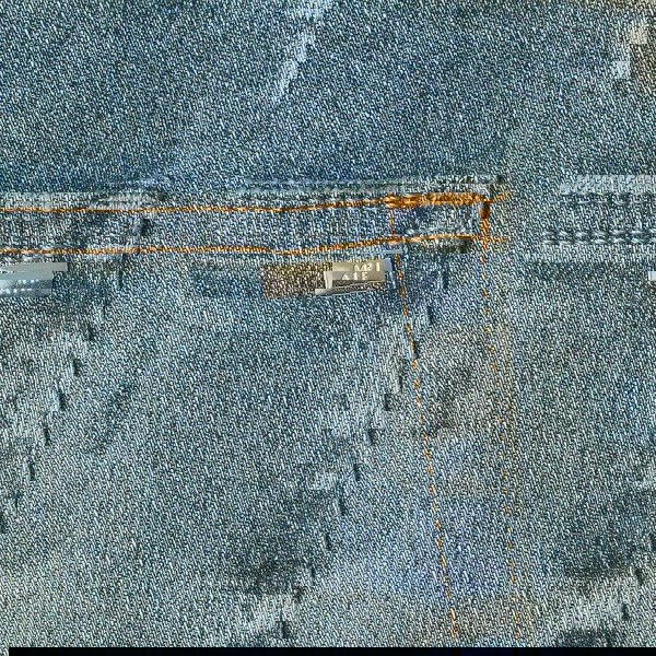 Amiri MX1 Bleached MA Honery Comb Indigo Blue Jeans