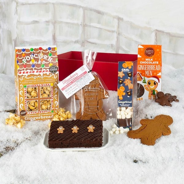 Virginia Hayward Christmas Gingerbread Gift Basket Hamper