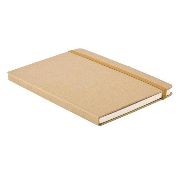MidOcean Sticknote Recycled Paper A5 Notebook - Beige - 