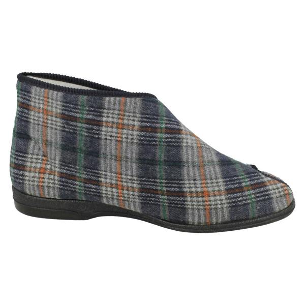 Balmoral Mens Balmoral Patterned Slipper Boot