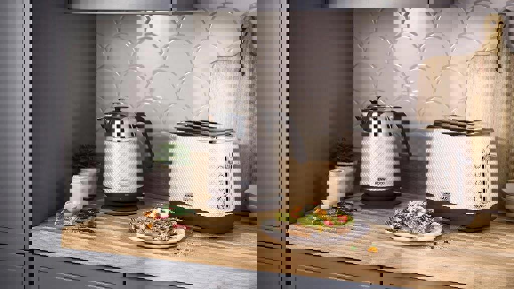 Kenwood Mesmerine 2 Slot Toaster 980W White EU Plug