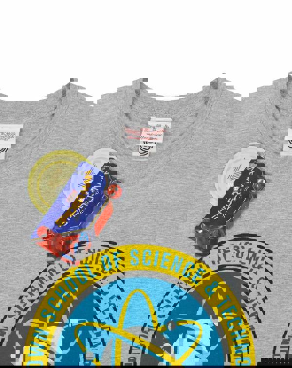 Marvel Mens Grey Spider-Man Midtown School Crest Short Sleeved T-Shirt