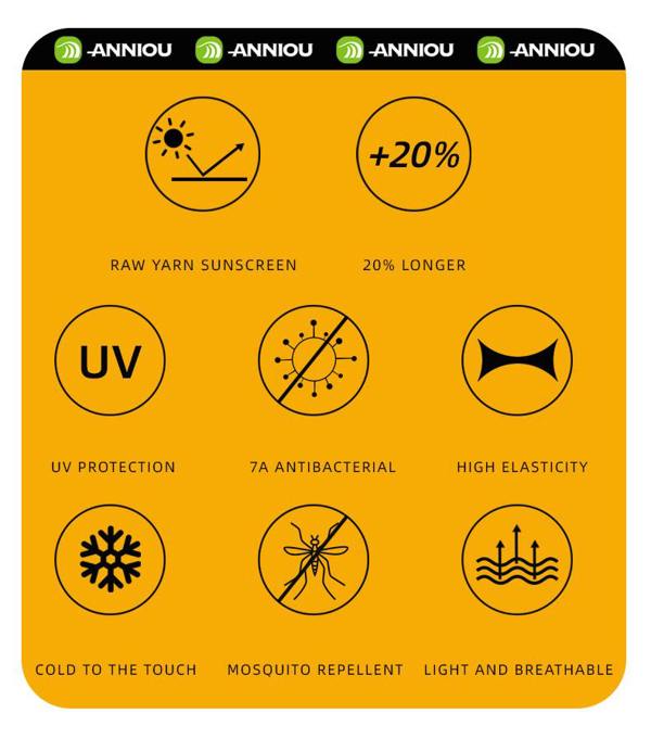 Anniou Wholesale Uv Mosquito Repellent Arm Sleeves