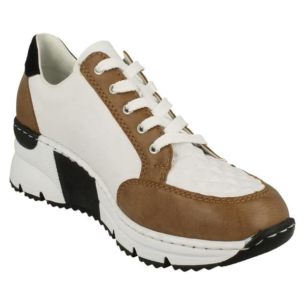 Rieker Ladies Sneakers By Rieker Wedge Heeled Trainers N6303