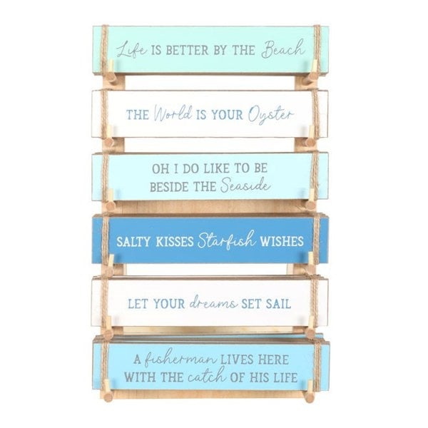 Serano Set of 36 Nautical Block Signs on Display