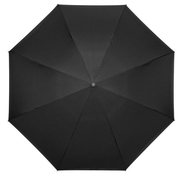 Black & Black Windproof Inside Out umbrella Top View