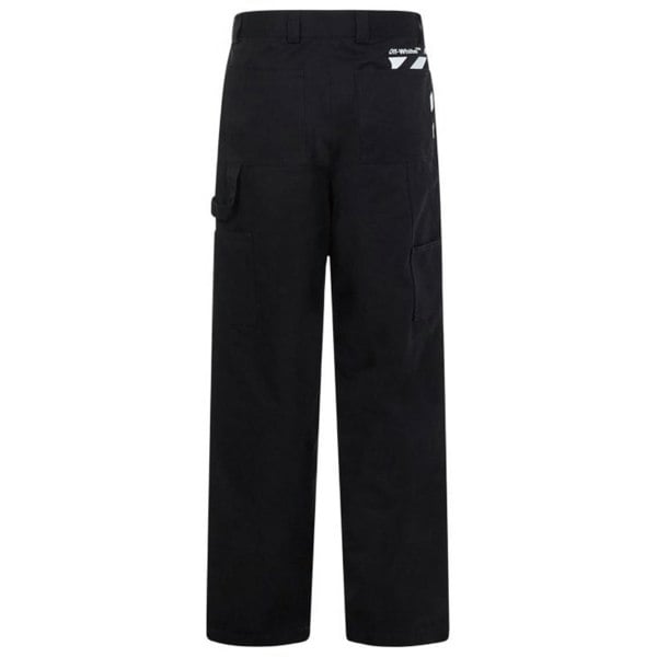 Off-White Diag Pocket Carpenter Pant Black Trousers S