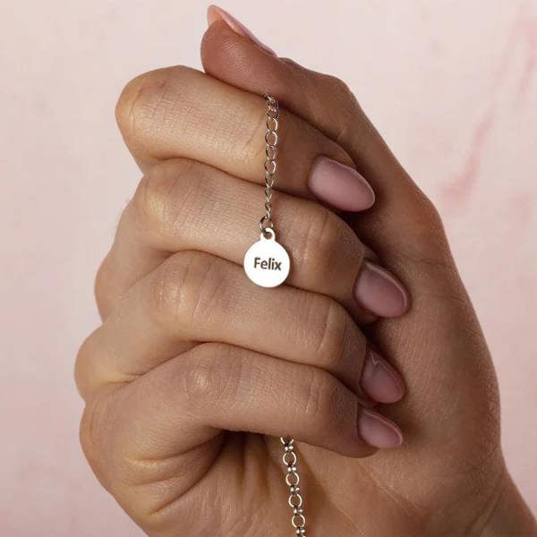 Mylee London Rat Silver Necklace - Personalised