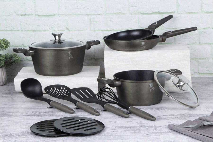 Berlinger Haus 10-Piece Cookware Set BH7166 Crystal Collection