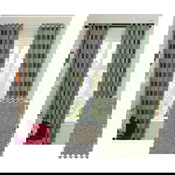 Furn Chenille Blackout Curtains - Green