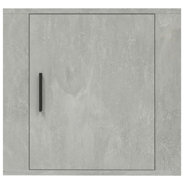 Berkfield Wall-mounted Bedside Cabinet Concrete Grey 50x30x47 cm