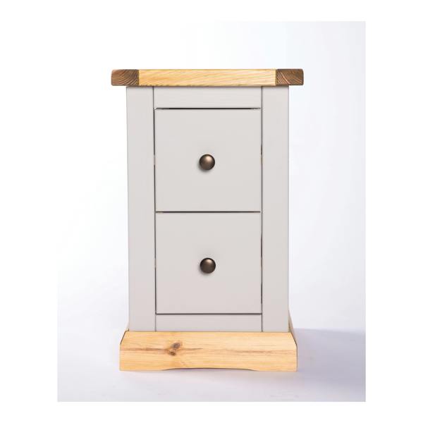 Bomporto 2 Drawer Petite Bedside Table