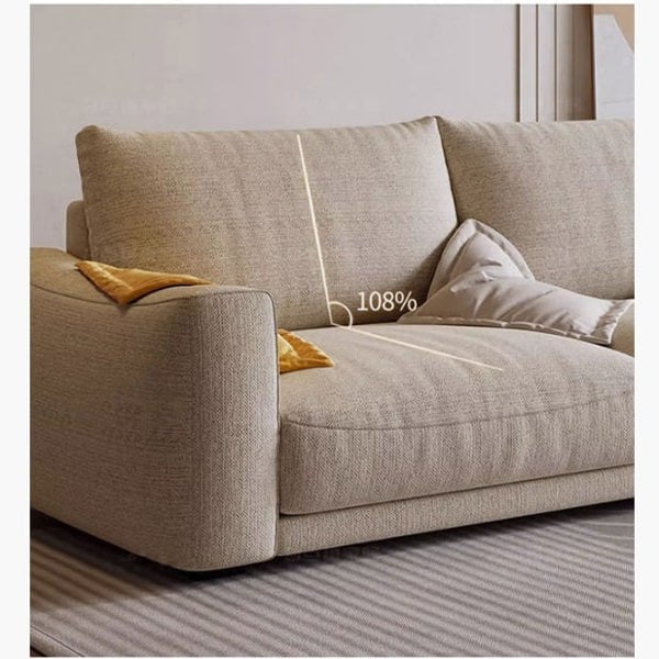 Caleb Modern Two Seater, Three Seater, Four Seater Sofa, Cotton Linen-Rit Concept-Rit Concept