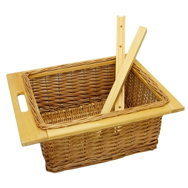 Kukoo 3 x Pull Out Wicker Kitchen Baskets 500mm