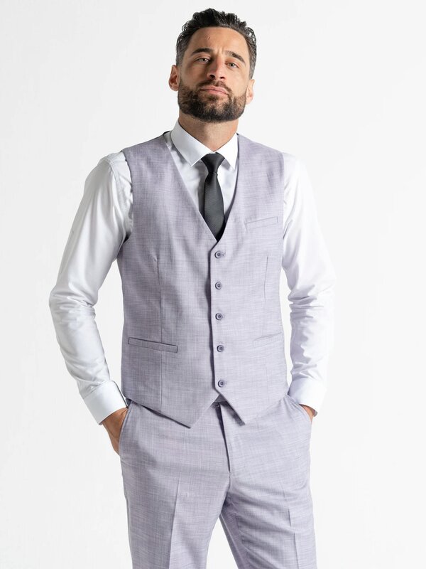V2 Classic Henry - Lilac Three Piece Suit