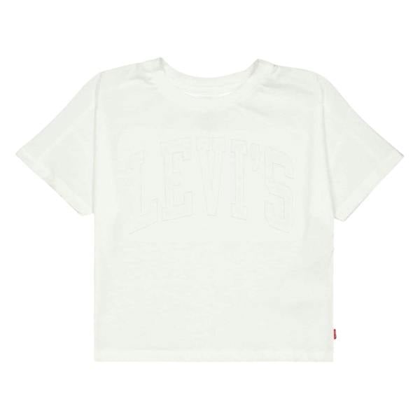 Levis Childrens/Kids Embossed Oversized T-Shirt - White - 