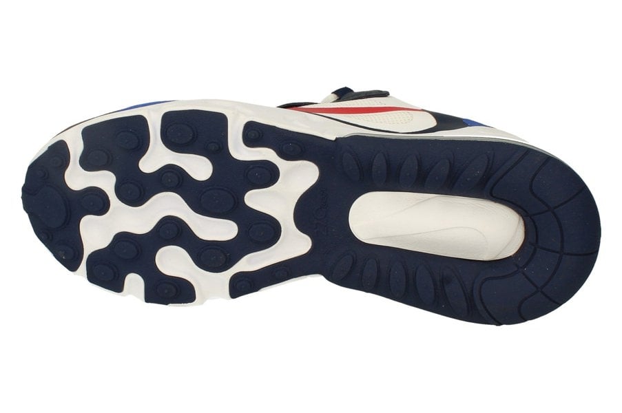 Nike Air Max 270 React GS CZ5582  100 - White University Red 100 - Photo 4