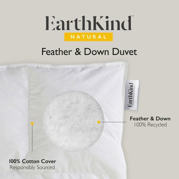 Earthkind Feather & Down Cotton cover Duvet