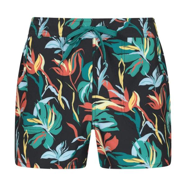 Mountain Warehouse Womens/Ladies Patterned Stretch Flowers Boardshorts - Black - 