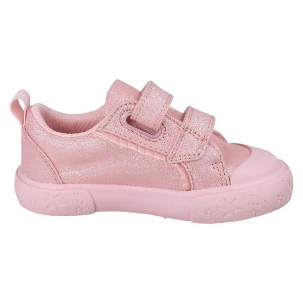 Clarks Girls Clarks Canvas Foxing Gleam