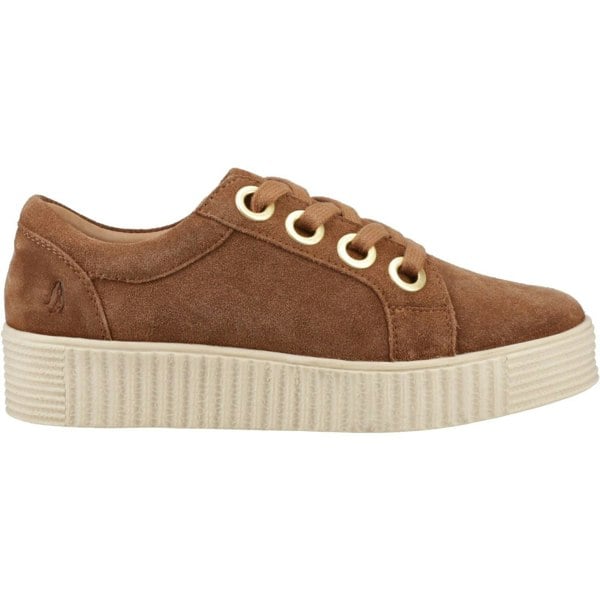 Hush Puppies Tamsin Suede Suede Women's Tan Trainers