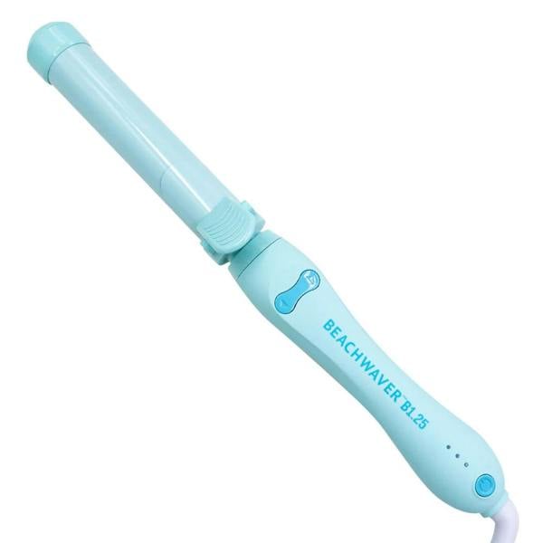 Beachwaver B Series Pretty Pastels Collection - B1.25 Sky Blue - UK Plug by Beachwaver for Women - 1.25 Inch Curling Iron