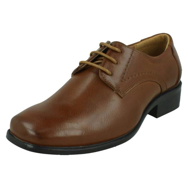 Spot On Boys Low Heel Lace Up Smart Shoes N1157