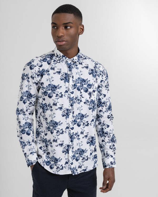 Steel & Jelly Limited Edition Textured Floral Print Shirt