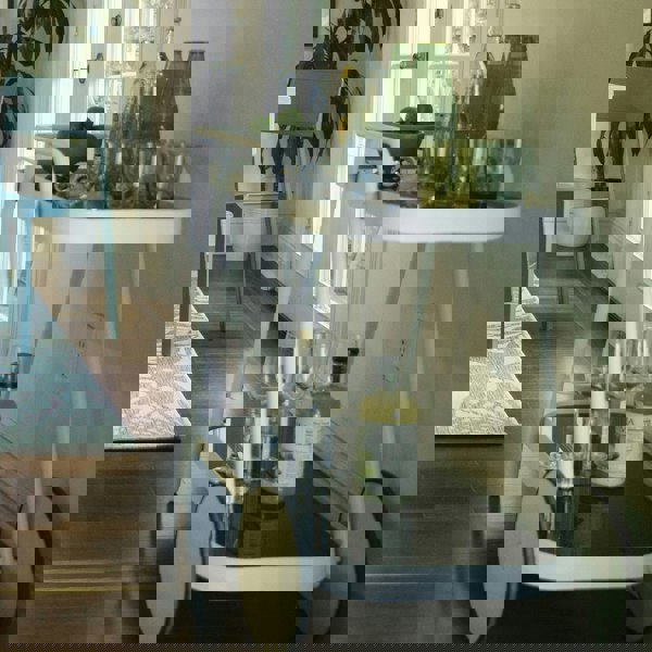 Dorel Home Novogratz barbie Outdoor Bar Cart with Wheels White